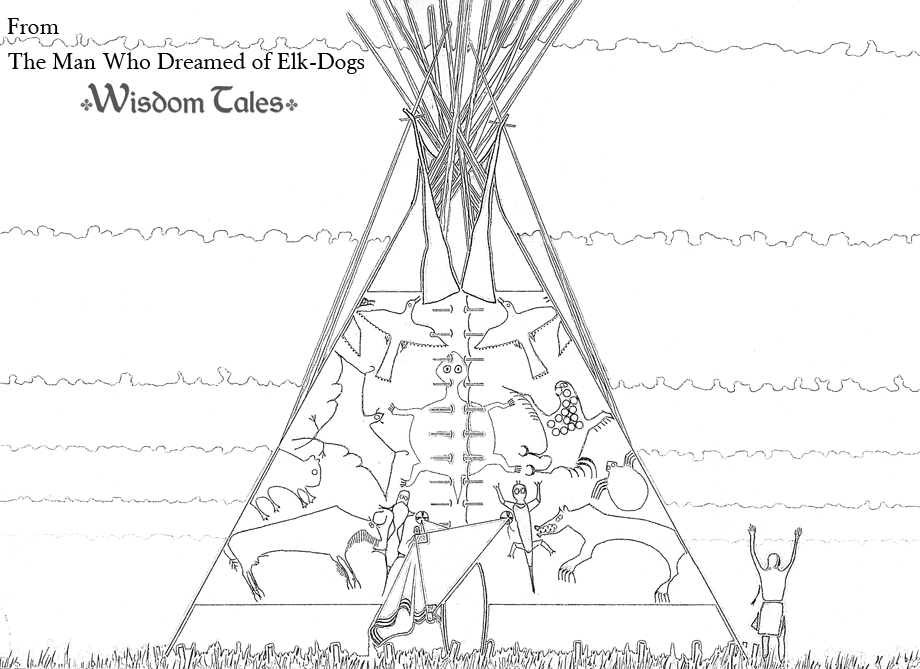 native american tipi coloring pages - photo #25